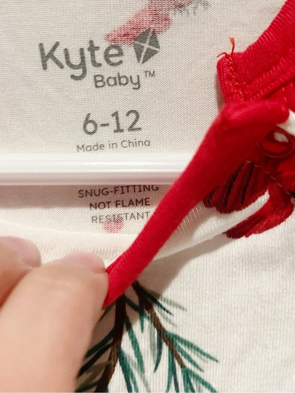 Kyte bamboo Christmas coverall